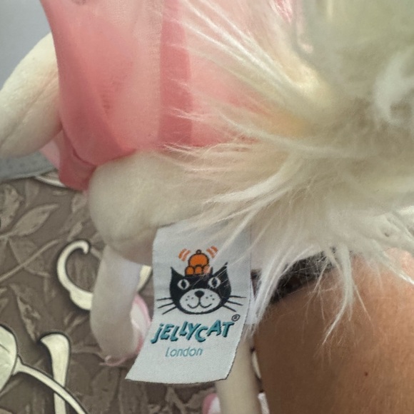 Jellycat Pink and Cream Unicorn Plush - Picture 2 of 8